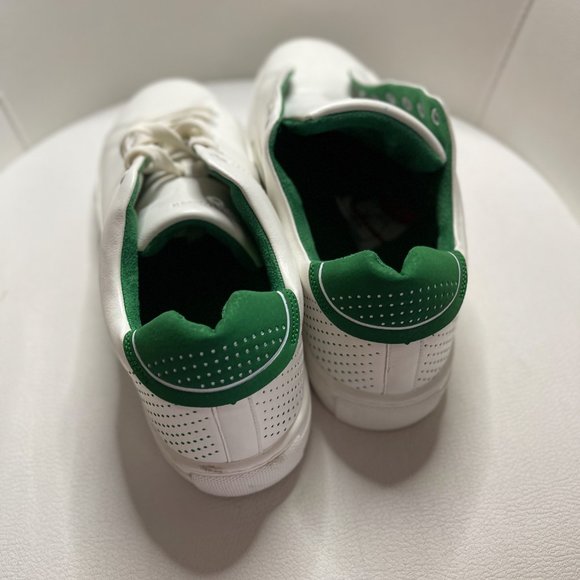 STEVE MADDEN Flexed Low Top Sneaker In Wht/grn - Picture 4 of 5